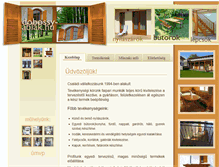 Tablet Screenshot of dobossy-ablak.hu